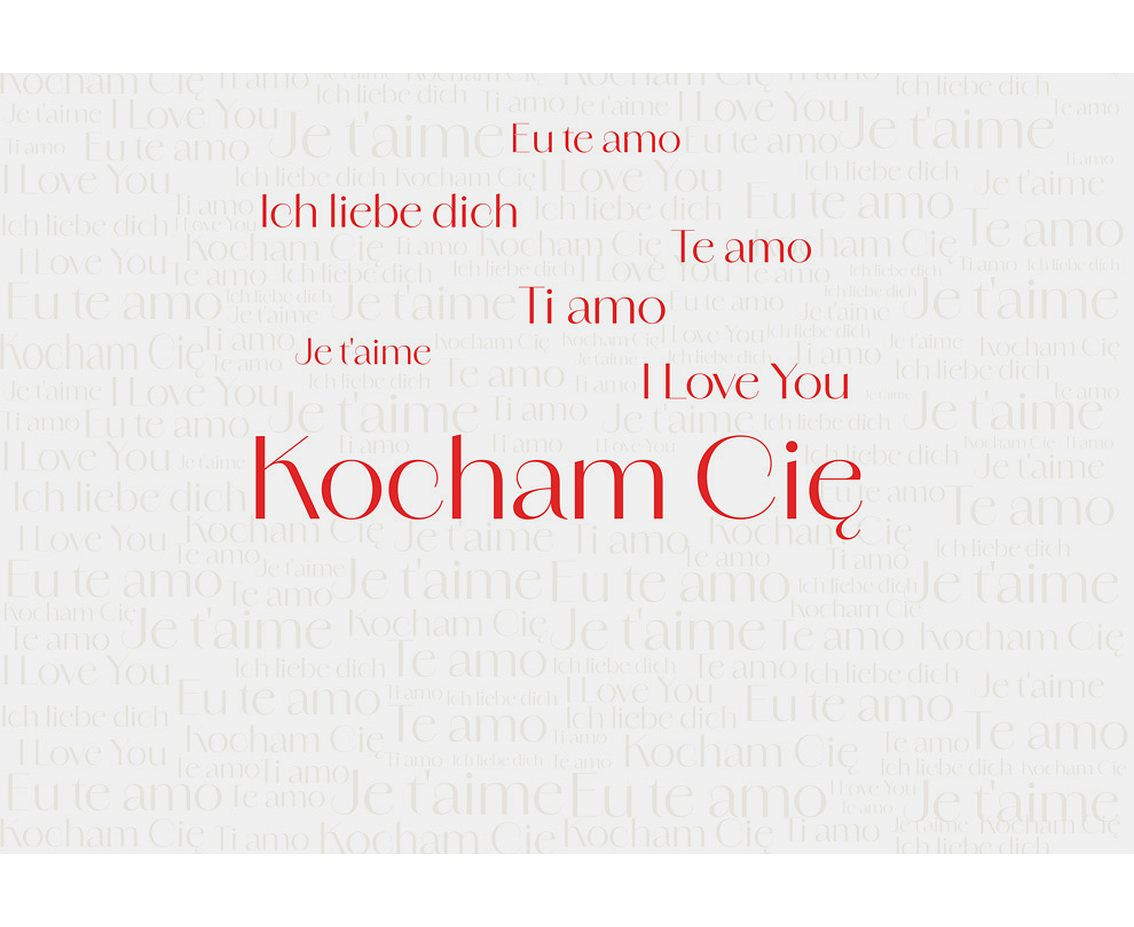 Greeting card B6 Valentine's Day card Flyers, 1 pc. EOL